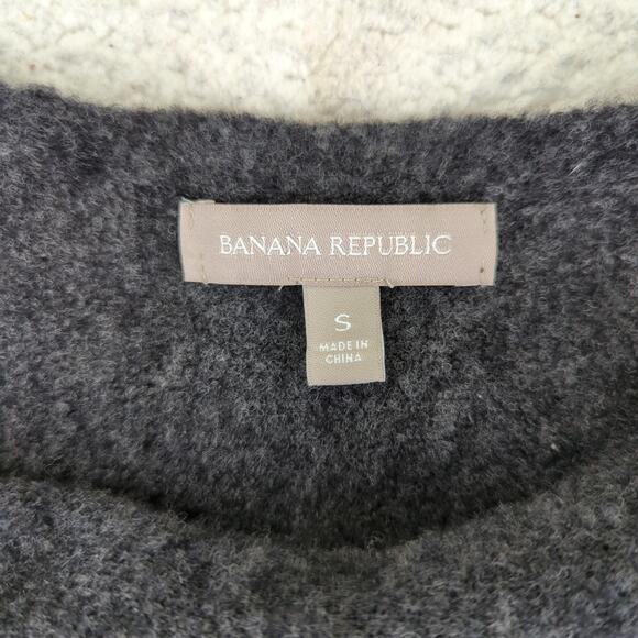 Banana Republic Merino Wool Extra Fine Sweater Wide Neck Women's Small Pullover - Picture 5 of 7